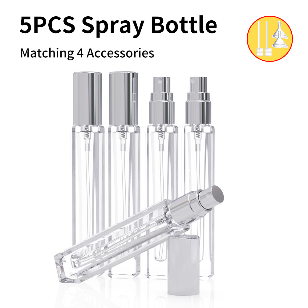 Perfume Fragrance Liquid - Set di 5 Atomizzatori Vuoti per