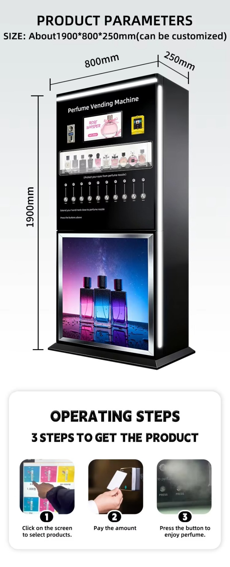 Distributore Automatico Intell - Perfume Fragrance Sale recensione e prezzo